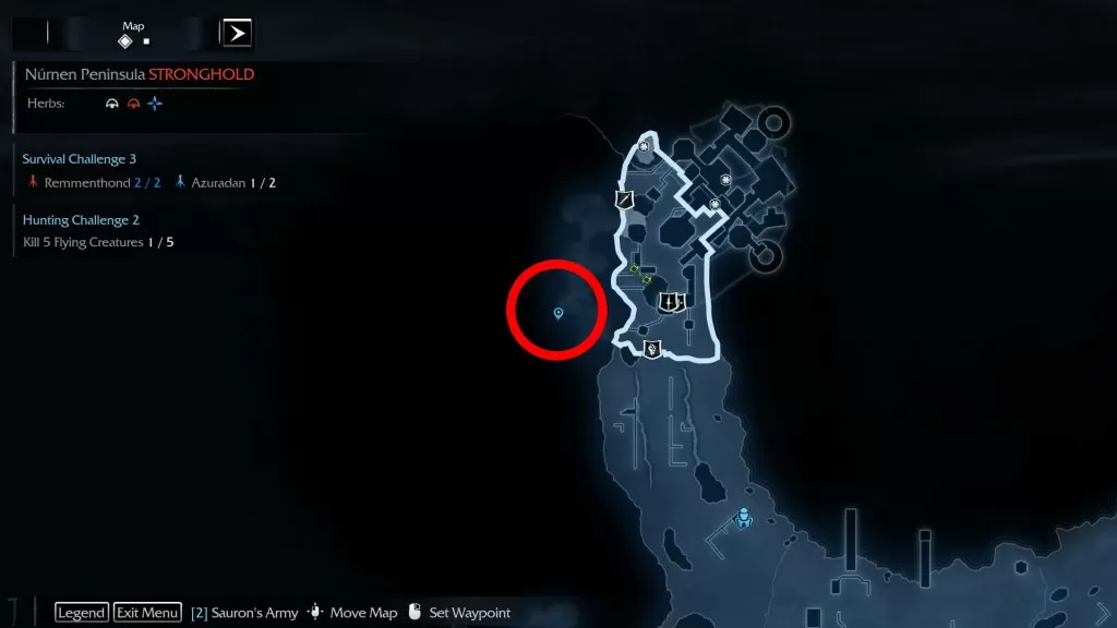 Shadow of Mordor Artifact Nurnen Peninsula Weathered Azurite Figurine