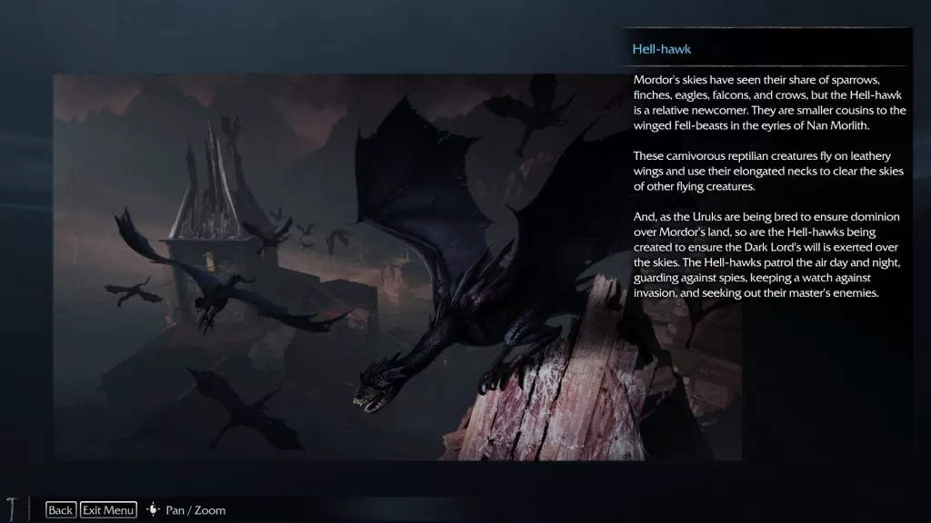 Shadow of Mordor Hunting Challenge Kill 5 Flying Creatures
