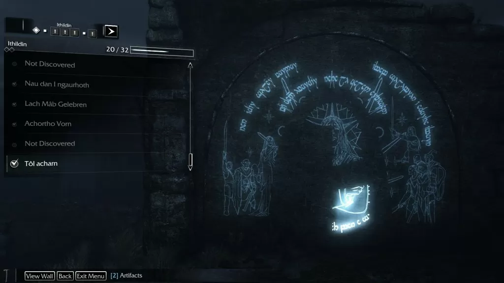 Fern Outskirts Shadow of Mordor Ithildin