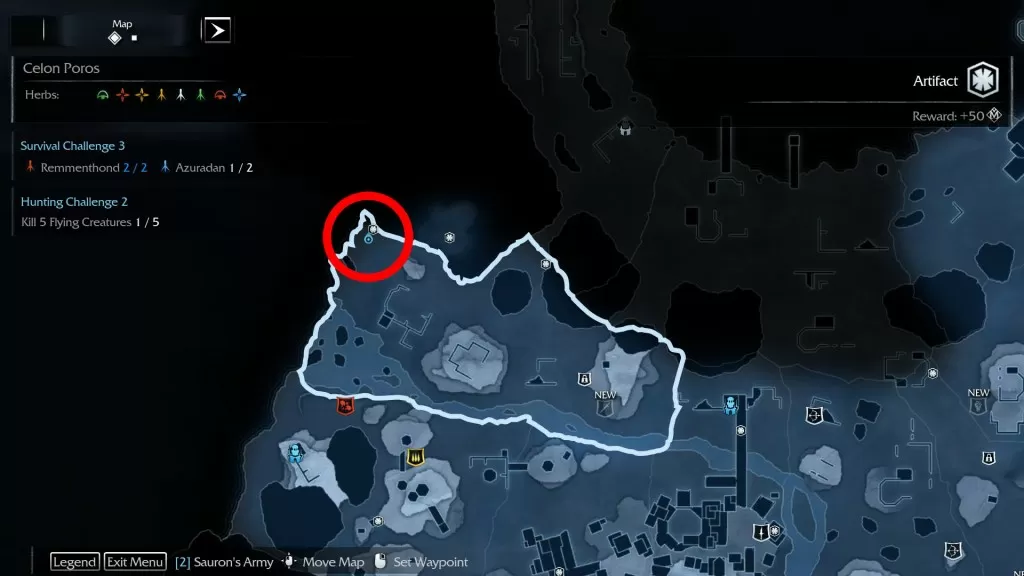 Shadow of Mordor Tirith Mesas Ithildin