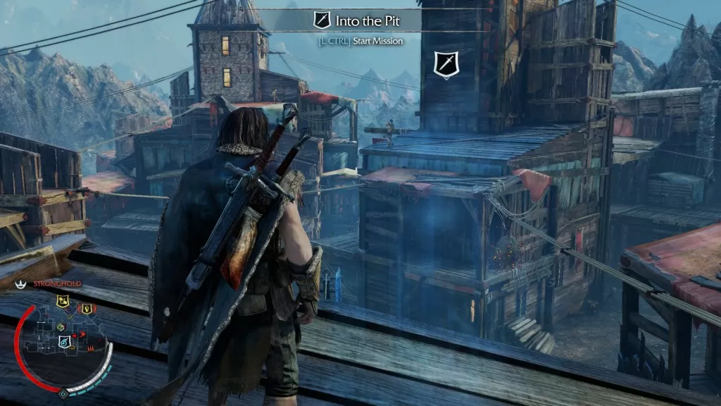 Shadow of Mordor Sword Legend Into the Pit