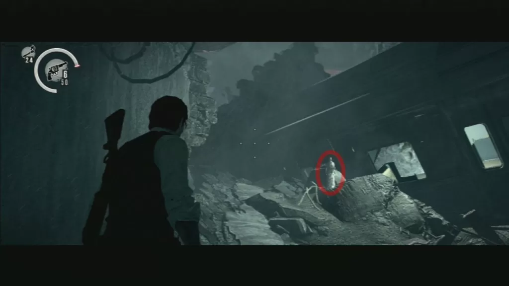 The Evil Within Chapter 14 Subway Train Bridge Key Stone Statue