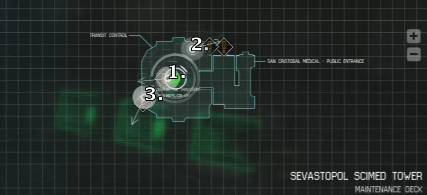 activate transit station avoid droid map