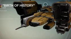 Ship Birth of History