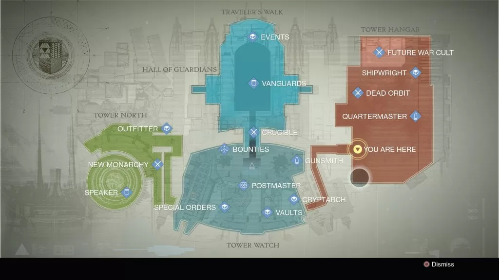 xur location map location