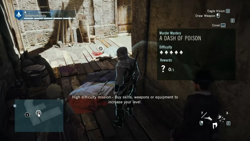 AC Unity A Dash of Poison Murder Mystery