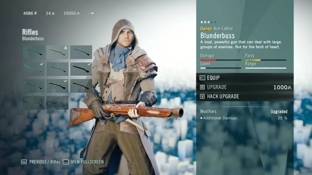 AC Unity Blunderbuss Riffle