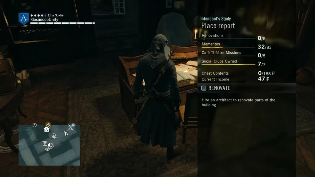 AC Unity Cafe Theatre Missions Mme Gouze