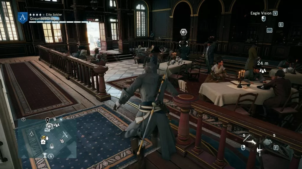 AC Unity Cafe Theatre Missions Mme Gouze