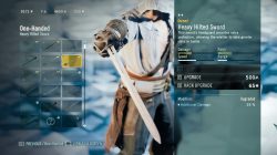 AC Unity Heavy Hilted Sword