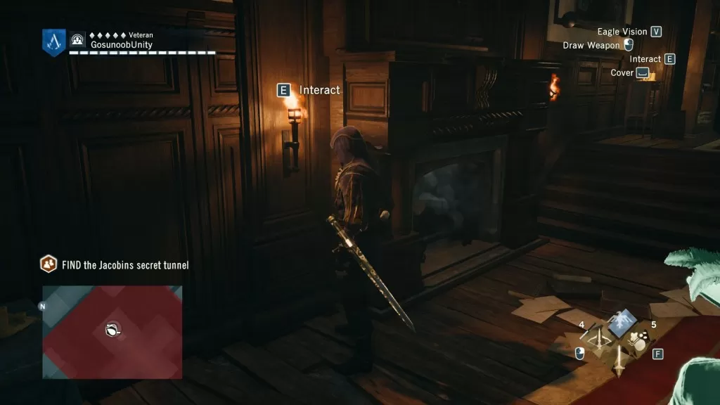 AC Unity Jacobin Raid Co-op Mission Find the Jacobins Secret Tunnel