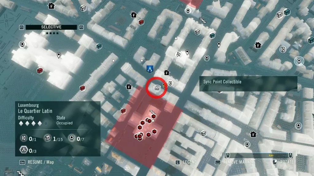 AC Unity Jacobin Raid Sync Point Location