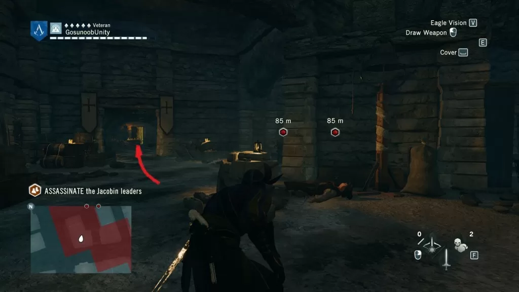 AC Unity Jacobin Raid Third Sync Point