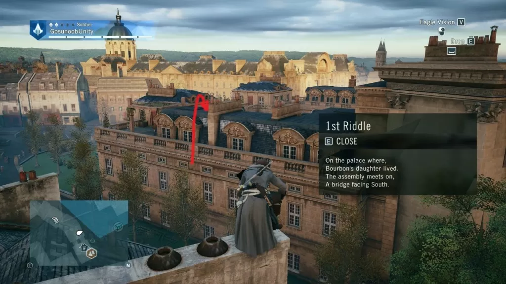 AC Unity Jupiter Nostradamus Enigma Palais Bourbon