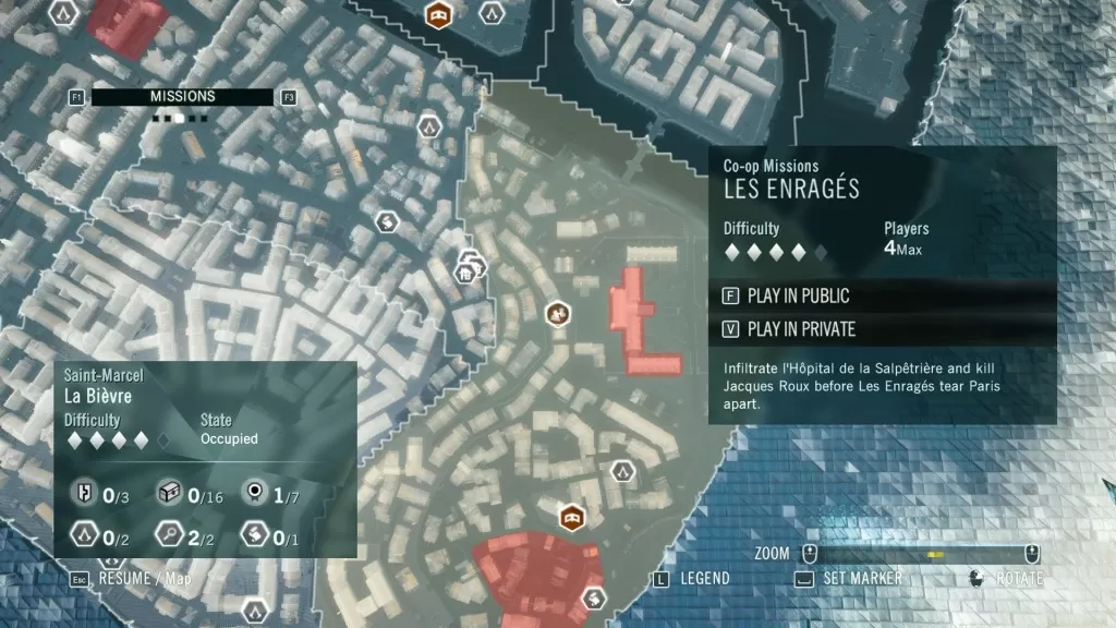 AC Unity Les Enrages Co-op Mission