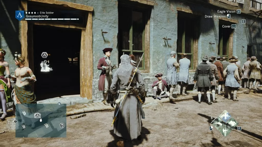AC Unity Marquis de Sade Paris Stories Map Location