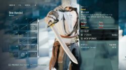 AC Unity Messer One-Handed Weapon