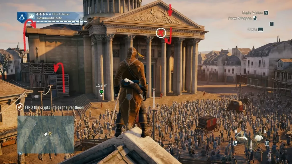 AC Unity Moving Mirabeau Co-op Sync Point