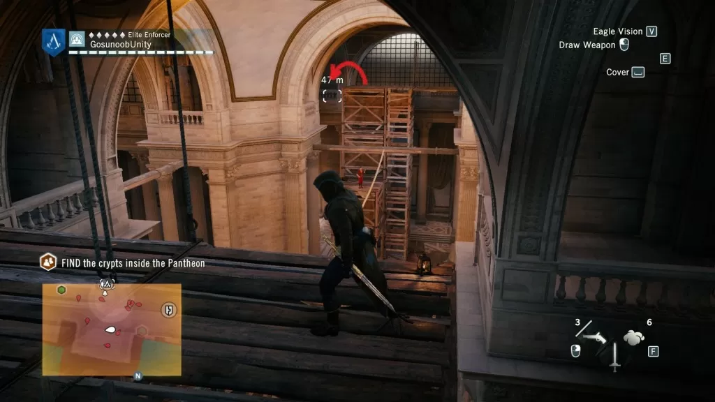 AC Unity Moving Mirabeau Fourth Sync Point Location