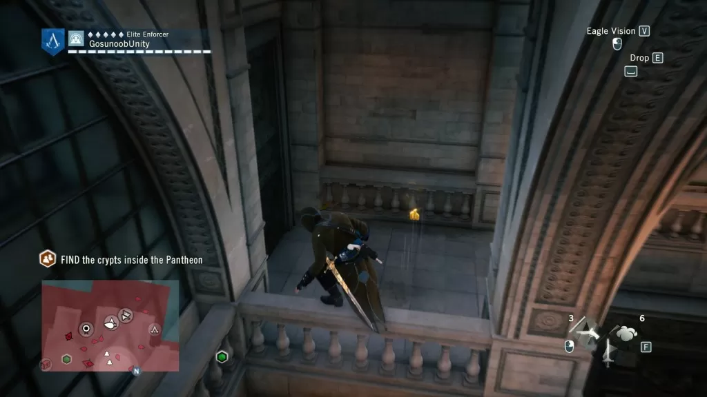 AC Unity Moving Mirabeau Fourth Sync Point Location