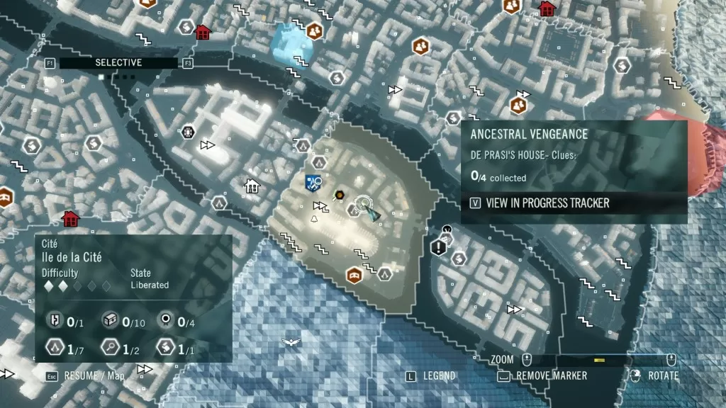 AC Unity Murder Mystery Ancestral Vengeance De Prasi's House