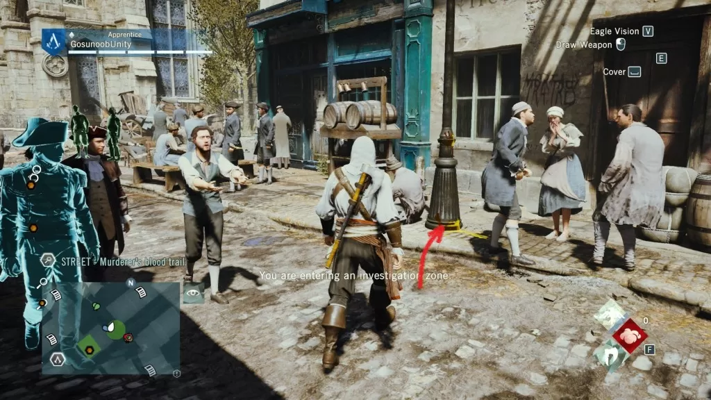 AC Unity Murder Mystery Ancestral Vengeance Street