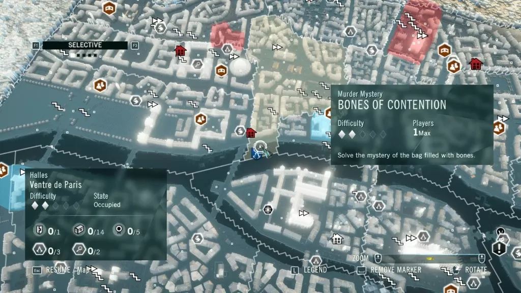 AC Unity Murder Mystery Bones of Contention