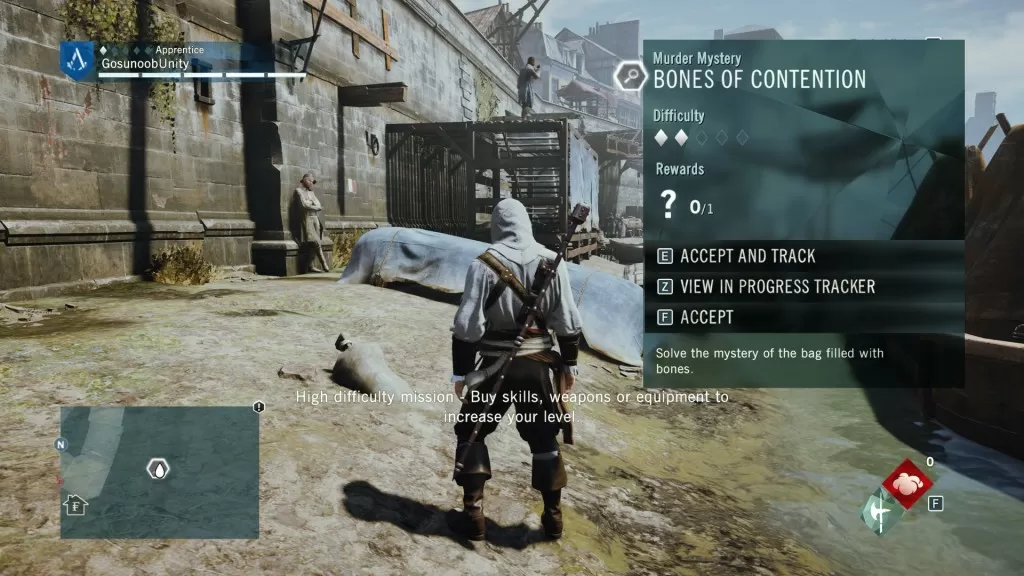 AC Unity Murder Mystery Bones of Contention