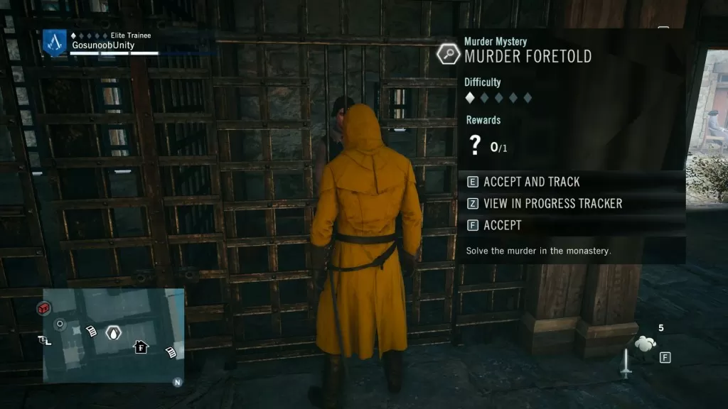 AC Unity Murder Mystery Eugene Francois Vidocq