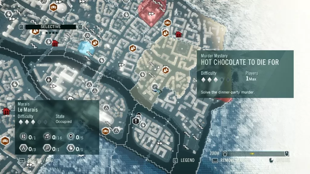 AC Unity Murder Mystery Hot Chocolate to Die For