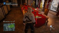 AC Unity Murder Mystery Hot Chocolate to Die for Dining Room