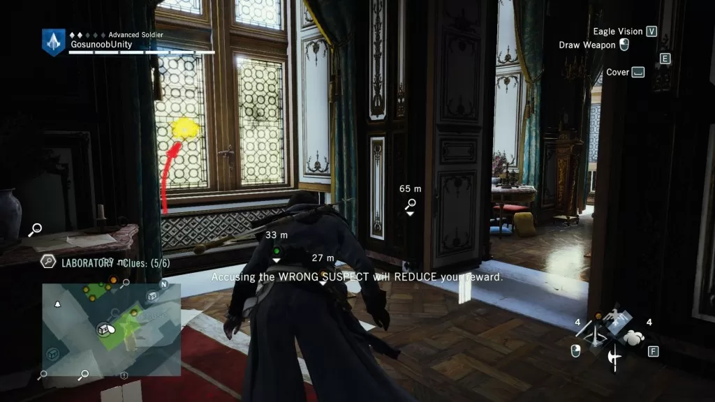 AC Unity Murder Mystery Killed By Science Laboratory Clues