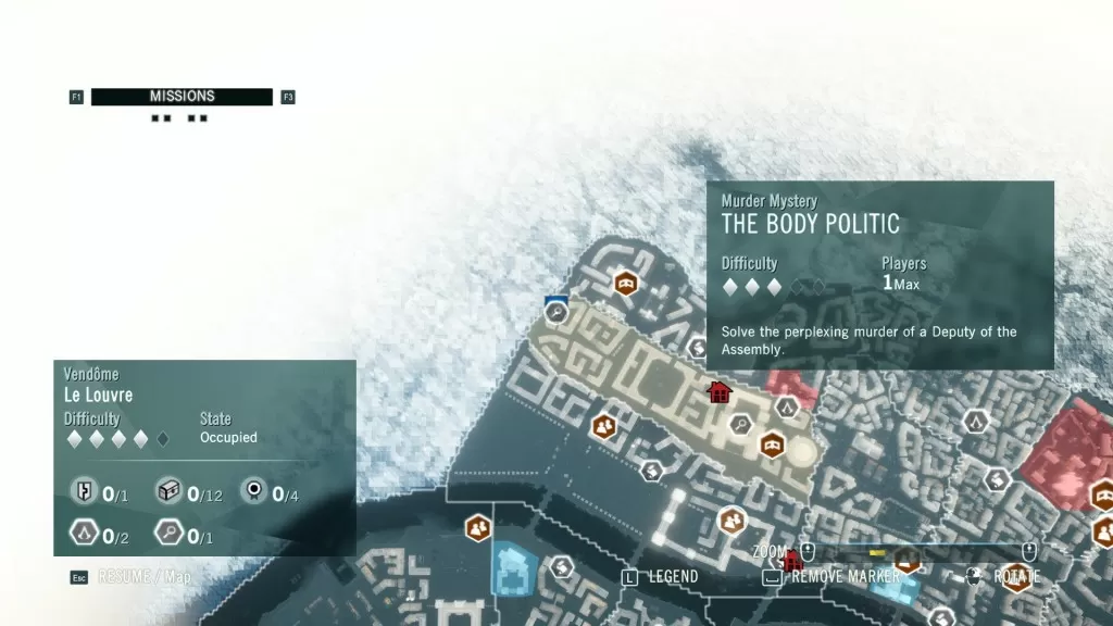 AC Unity Murder Mystery The Body Politic