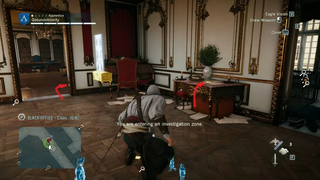 AC Unity Murder Mystery The Body Politic Black Office