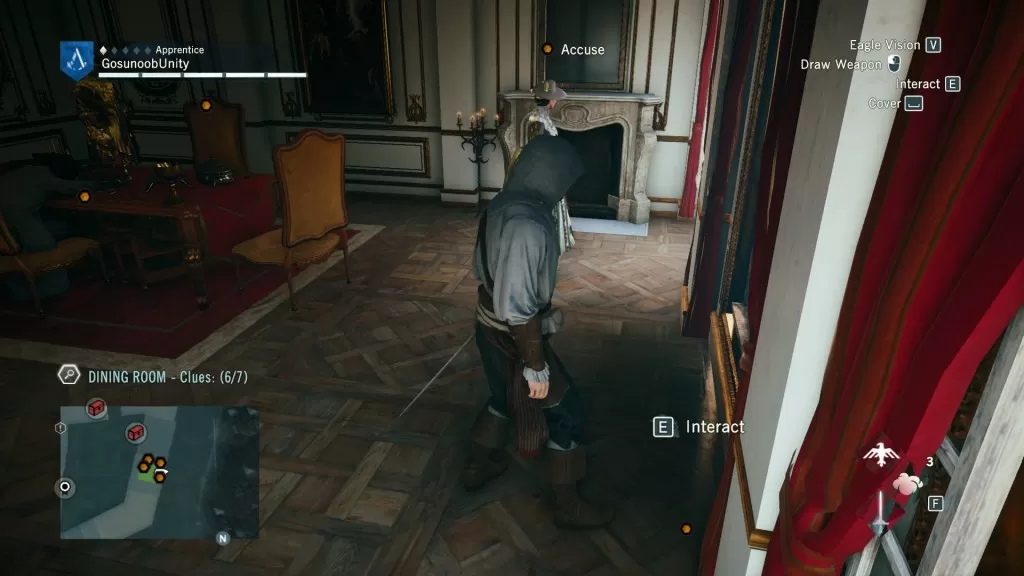 AC Unity Murder Mystery The Body Politic Dining Room