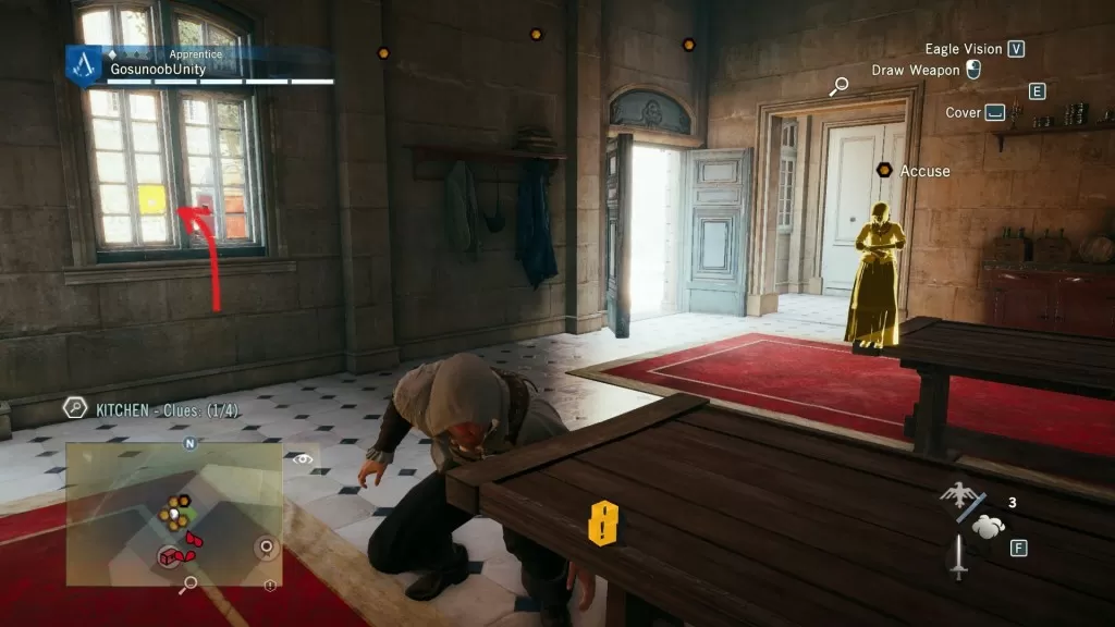 AC Unity Murder Mystery The Body Politic Kitchen