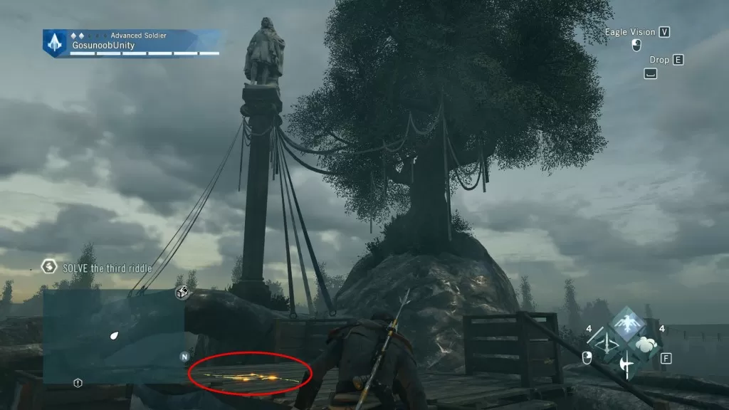 AC Unity Taurus Nostradamus Enigma Third Clue Location