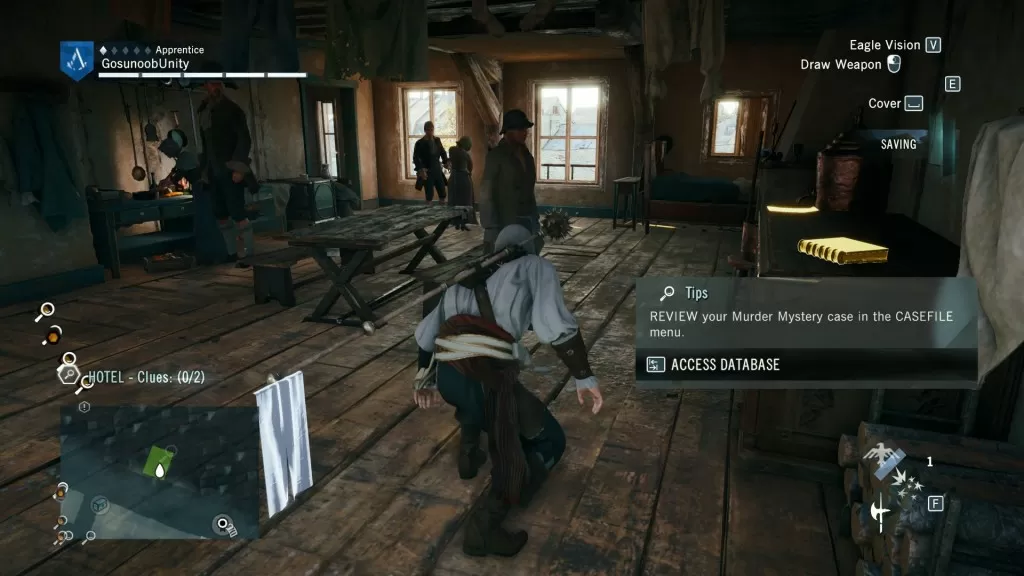 AC Unity The Assassination of Jean-Paul Marat Hotel