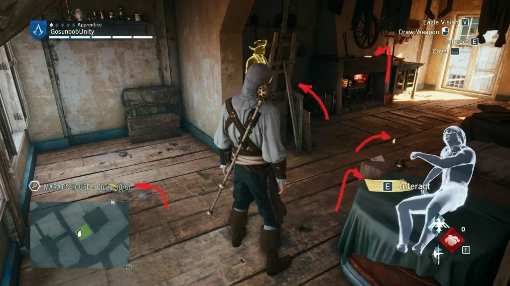 AC Unity The Assassination of Jean Paul Marat Marat's House