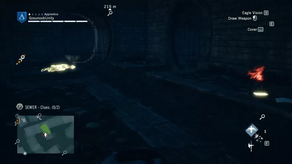 AC Unity The Assassination of Jean Paul Marat Sewer