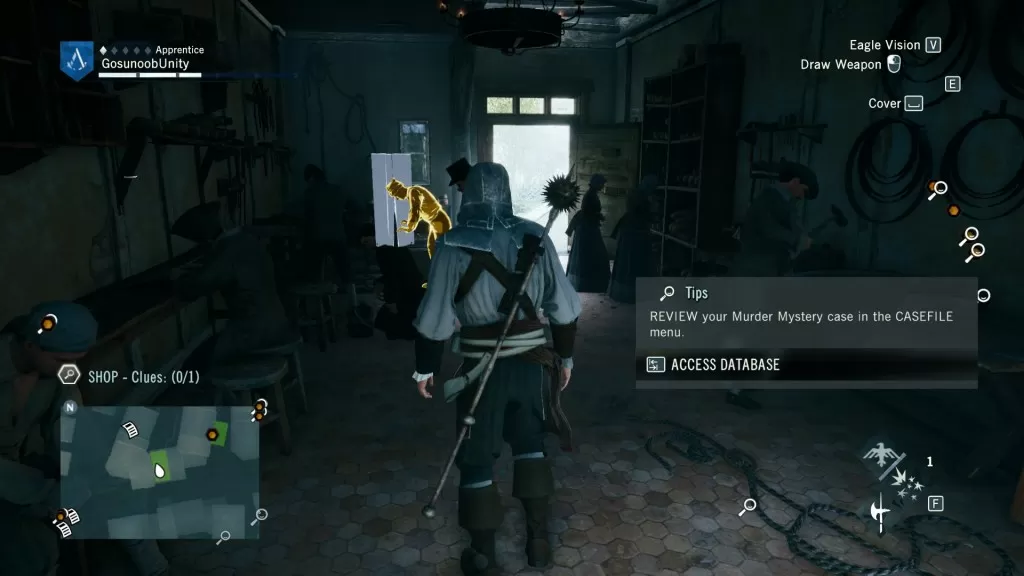 AC Unity The Assassination of Jean-Paul Marat Shop