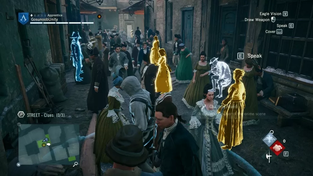 AC Unity The Assassination of Jean Paul Marat Street