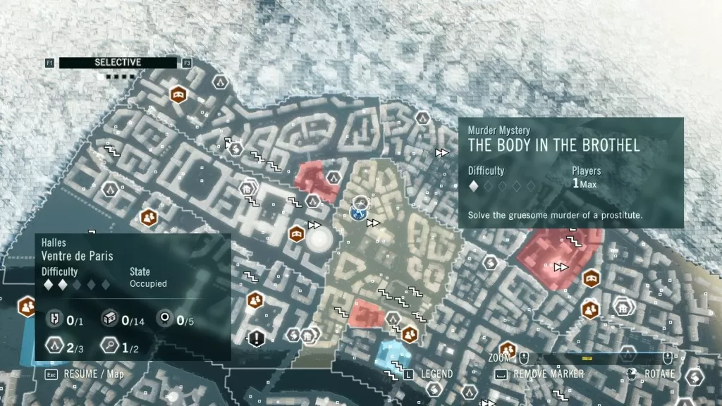 AC Unity The Body in the Brothel Murder Mystery