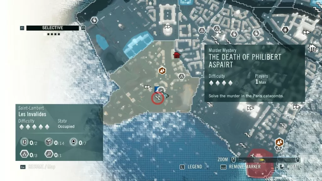 AC Unity The Death of Philibert Aspairt