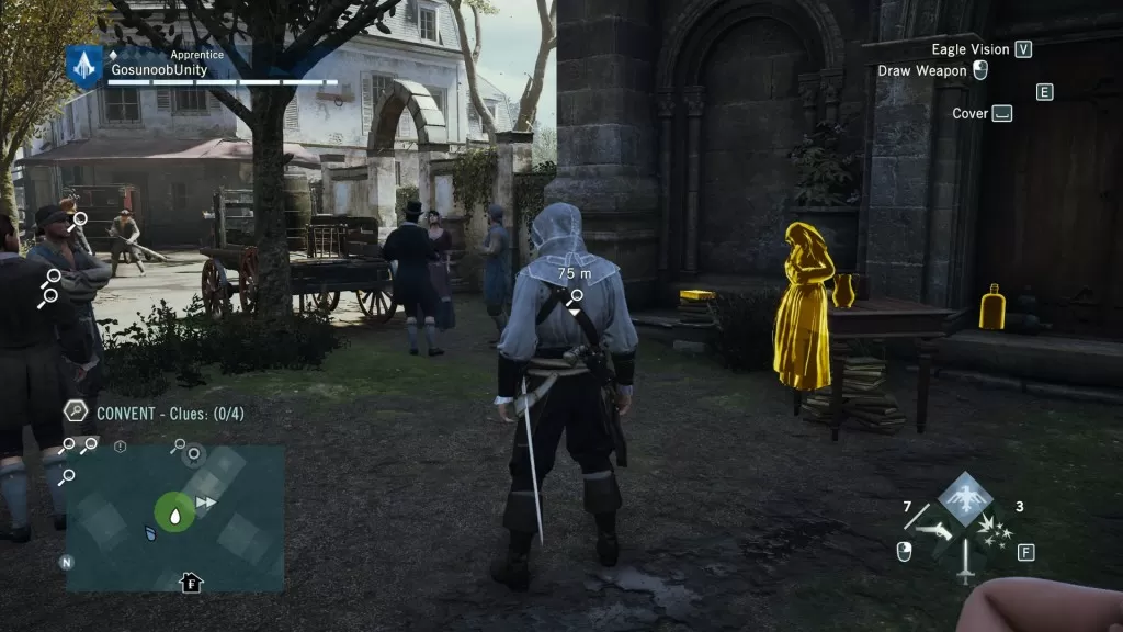 AC Unity Murder Mystery The Death of Philibert Aspairt Convent