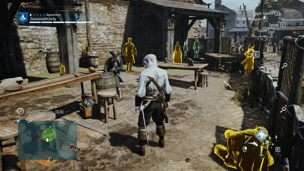 AC Unity The Death of Philibert Aspairt Murder Mystery Tavern