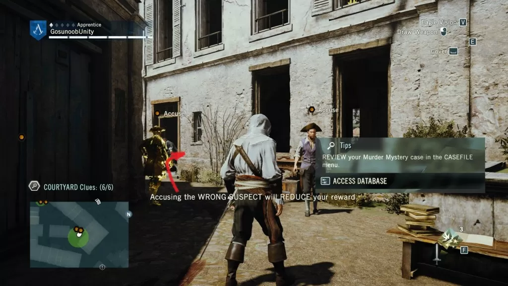 AC Unity The Hand of Science Murder Mystery School