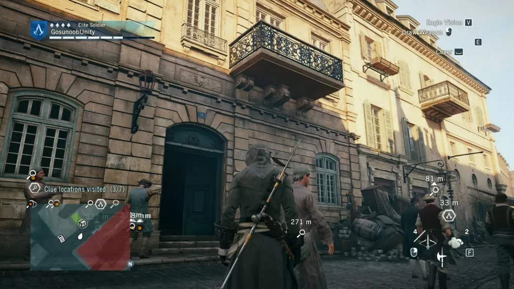 AC Unity The Red Ghost Victim's House Clues