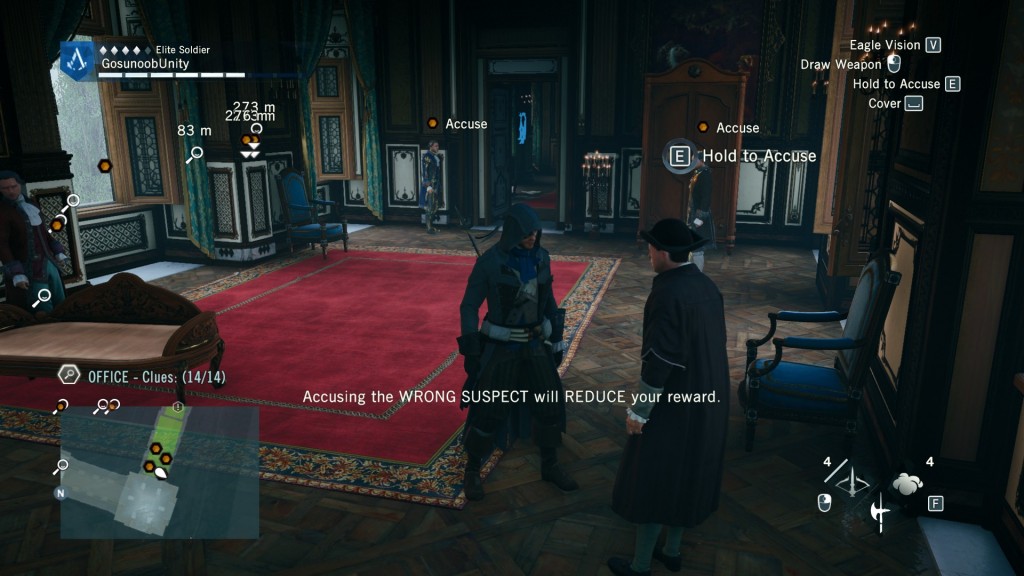 AC Unity The Red Ghost of the Tuileries Counselors Find The Murderer