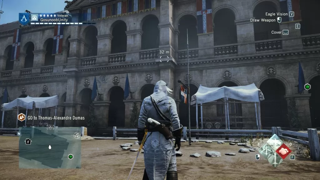 AC Unity The Tournament Third Sync Point Location